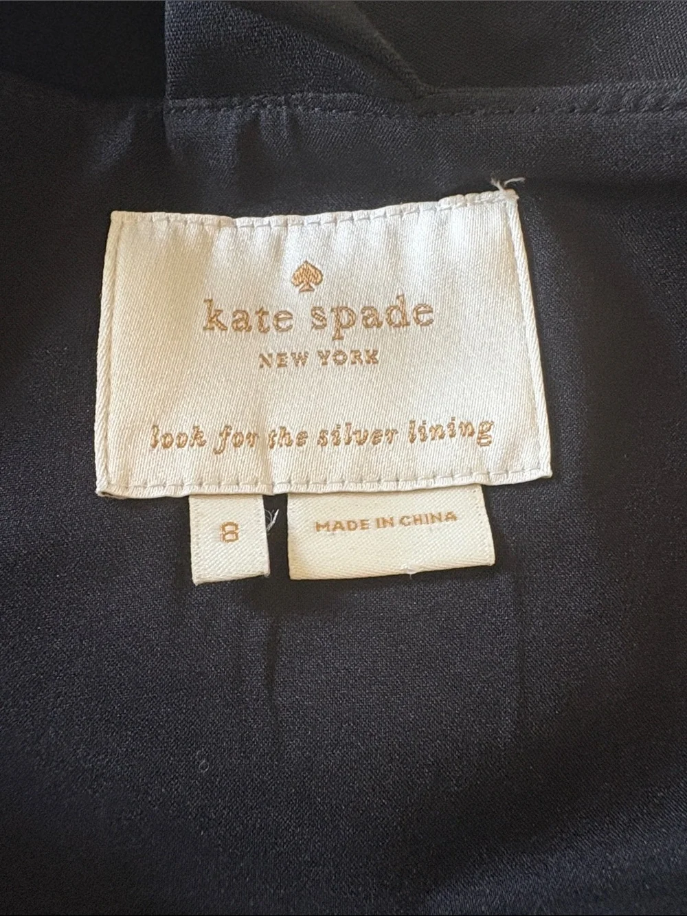 kate spade Black Sleeveless Midi Dress